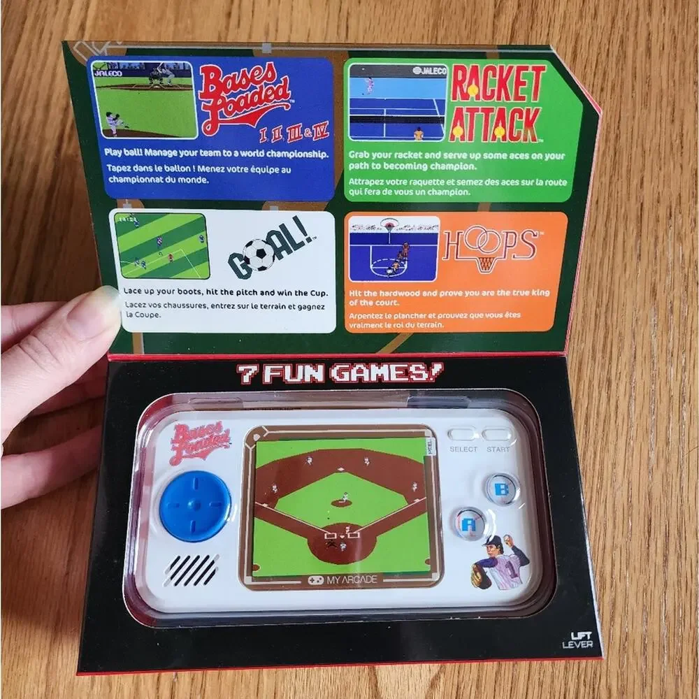 NEW My Arcade Pocket Player Sports Electronic Handheld Sports Gaming System